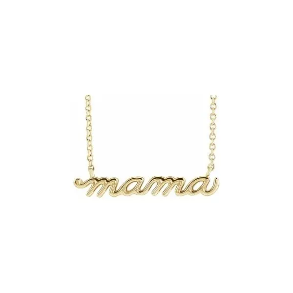 14K Mama Necklace Barnett Jewelers Jacksonville, FL