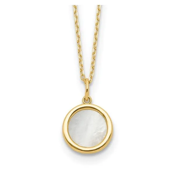 14KT Mother of Pearl Necklace Barnett Jewelers Jacksonville, FL