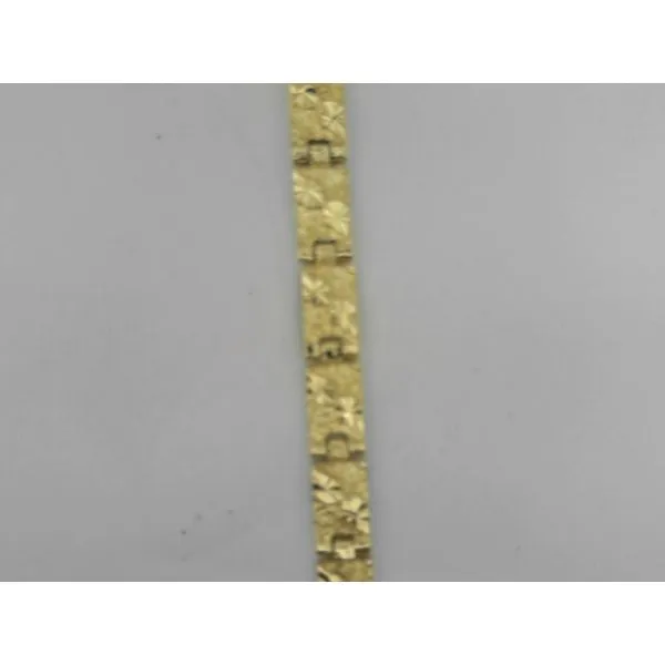 Estate14 Karat Yellow Gold Nugget Bracelet Barnett Jewelers Jacksonville, FL