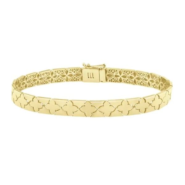 14K CLover Bracelet Barnett Jewelers Jacksonville, FL
