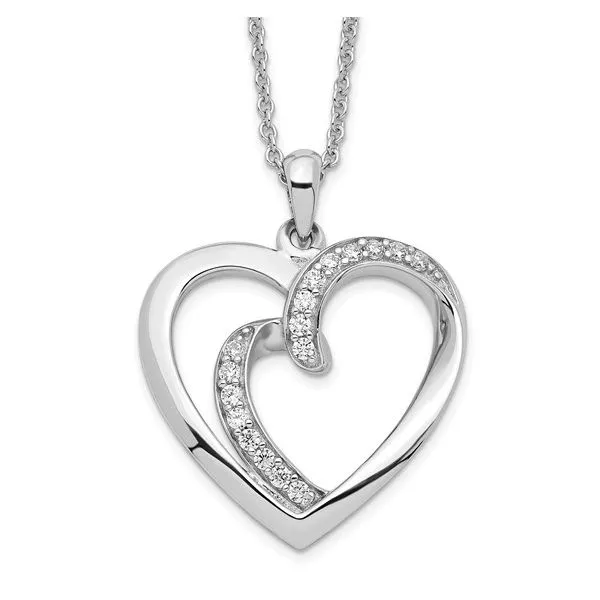 Sterling Silver Heart Necklace Barnett Jewelers Jacksonville, FL