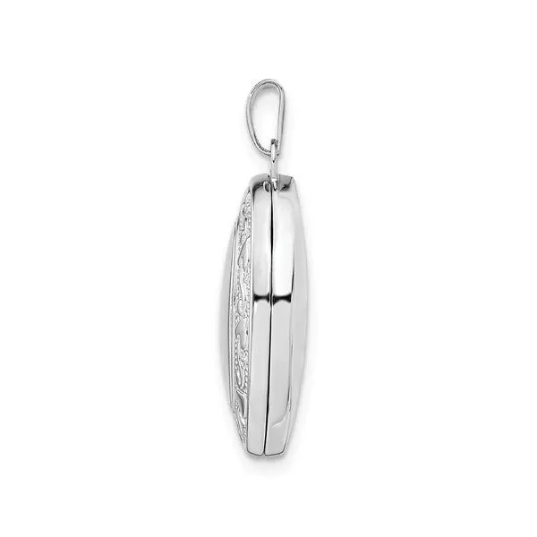 Sterling Silver Locket Image 2 Barnett Jewelers Jacksonville, FL
