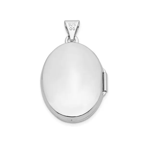 Sterling Silver Locket Image 3 Barnett Jewelers Jacksonville, FL