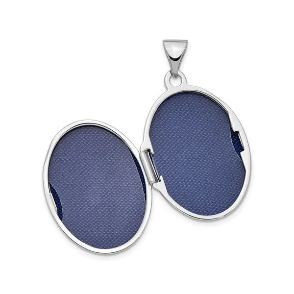 Sterling Silver Locket Image 4 Barnett Jewelers Jacksonville, FL