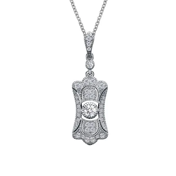 Art Deco Inspired Pendant Necklace Barnett Jewelers Jacksonville, FL