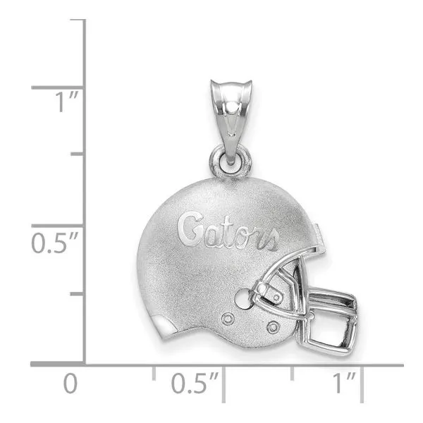FLORIDA GATORS FOOTBALL HELMET PENDANT Image 2 Barnett Jewelers Jacksonville, FL