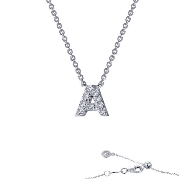 Letter A Pendant Necklace Barnett Jewelers Jacksonville, FL