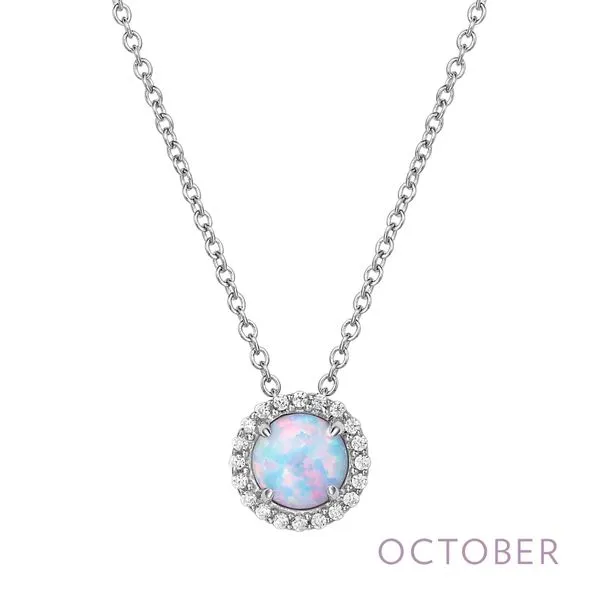 October Birthstone Necklace Barnett Jewelers Jacksonville, FL