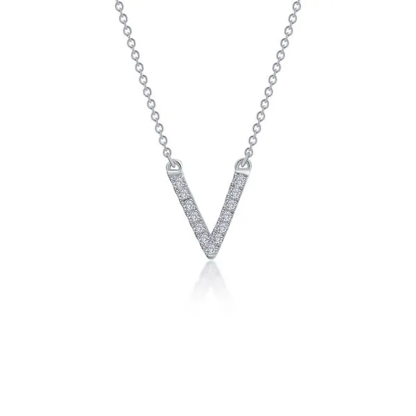 Modern V-Shaped Necklace Barnett Jewelers Jacksonville, FL