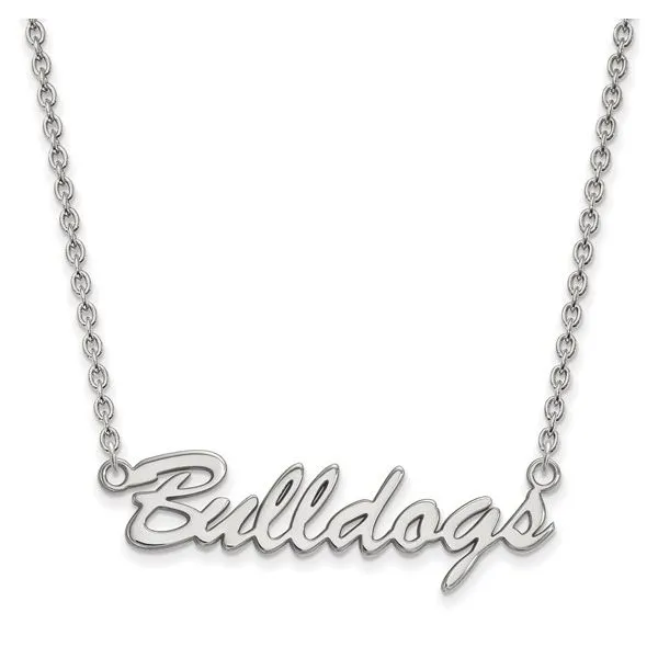 GEORGIA BULLDOG SCRIPT NECKLACE Barnett Jewelers Jacksonville, FL