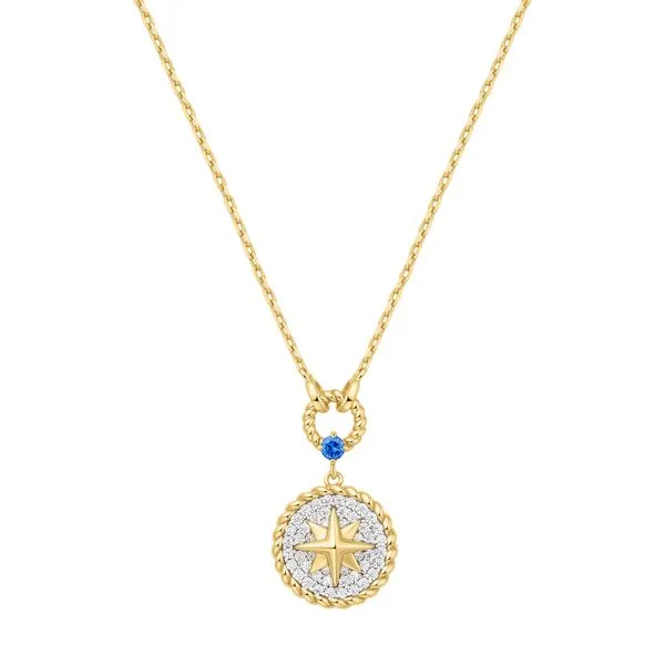 Eight-Pointed Star Signet Necklace Barnett Jewelers Jacksonville, FL