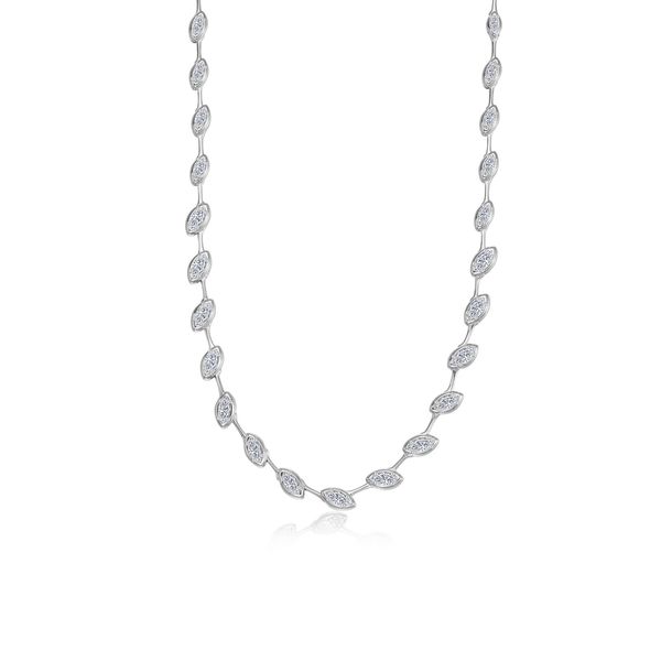 MARQUISE STATION NECKLACE Barnett Jewelers Jacksonville, FL