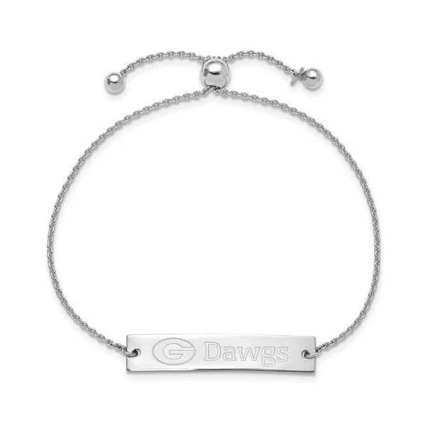 UNIVERSITY OF GEORGIA BAR BRACELET Image 2 Barnett Jewelers Jacksonville, FL