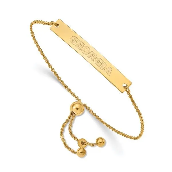 UNIVERSITY OF GEORGIA BAR BRACELET Barnett Jewelers Jacksonville, FL