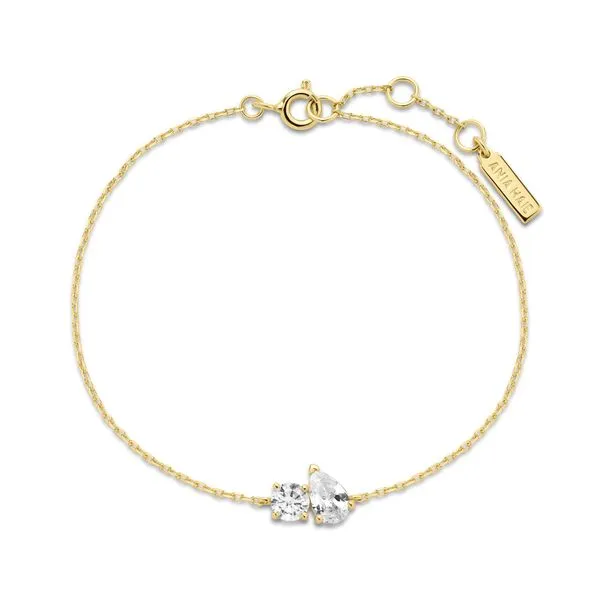 Gold Toi & Moi Bracelet Barnett Jewelers Jacksonville, FL