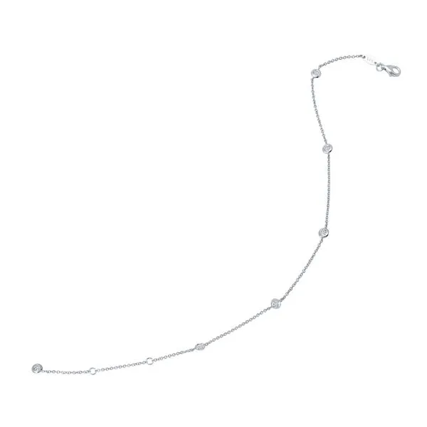 Bezel-Set Station Anklet Barnett Jewelers Jacksonville, FL