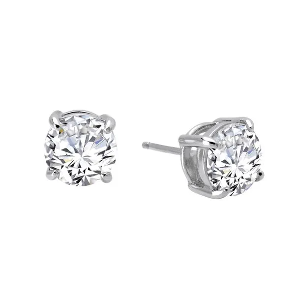 4 CTW Solitaire Stud Earrings Barnett Jewelers Jacksonville, FL