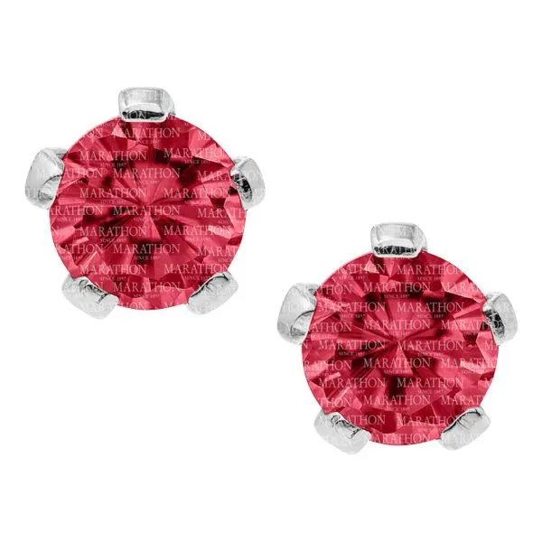 Children's July Birthstone Earrings Barnett Jewelers Jacksonville, FL