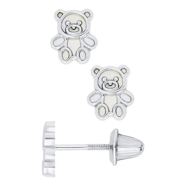 Childrens Teddy Bear Earrings Barnett Jewelers Jacksonville, FL