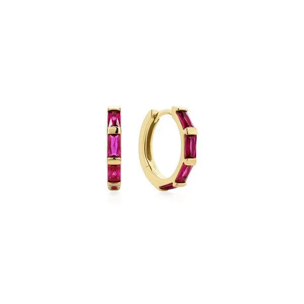 Holiday Huggie Hoop Earrings Barnett Jewelers Jacksonville, FL