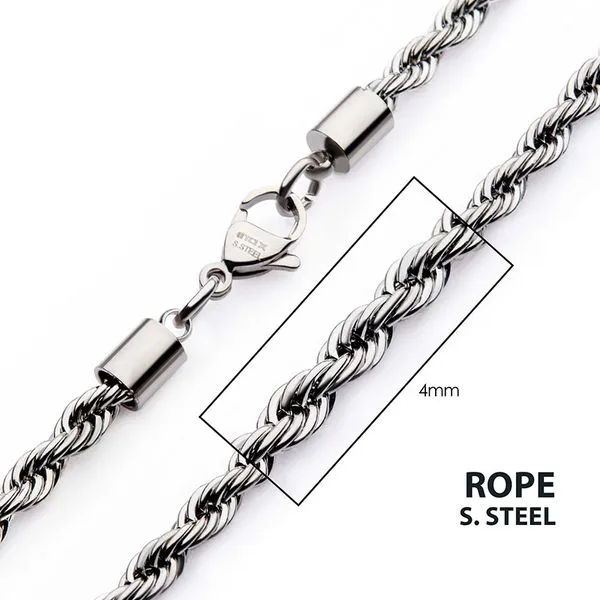 4mm Rope Chain Barnett Jewelers Jacksonville, FL