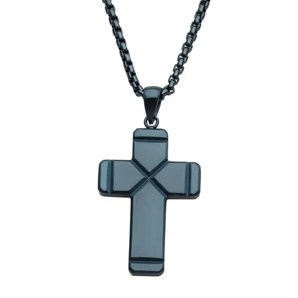 Stainless Steel Cross Pendant Barnett Jewelers Jacksonville, FL