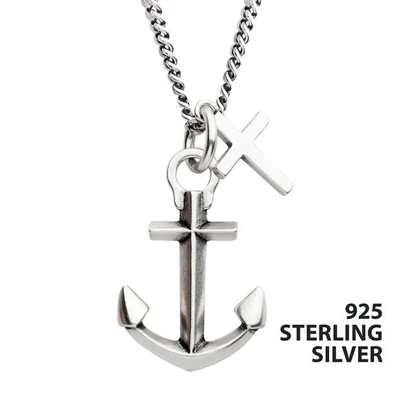 Anchor & Cross Duo Pendant Barnett Jewelers Jacksonville, FL