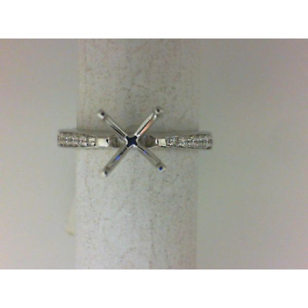 14KW 0.94tw Diamond Halo Engagement Ring Image 2 Barthau Jewellers Stouffville, ON