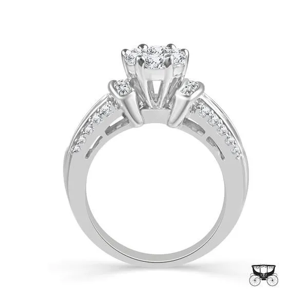 14KW 1.25tw Diamond Engagement Ring Image 3 Barthau Jewellers Stouffville, ON