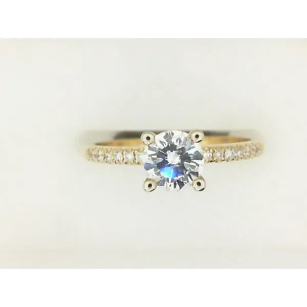 14K Yellow/White Gold  0.58TW Diamond Engagement Ring Barthau Jewellers Stouffville, ON