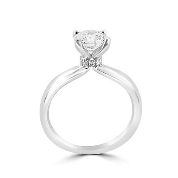 18KW 0.55ct Canadian Diamond Engagement Ring Image 2 Barthau Jewellers Stouffville, ON