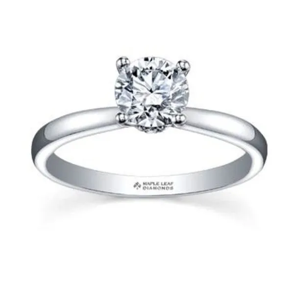 18KW 0.55ct Canadian Diamond Engagement Ring Barthau Jewellers Stouffville, ON