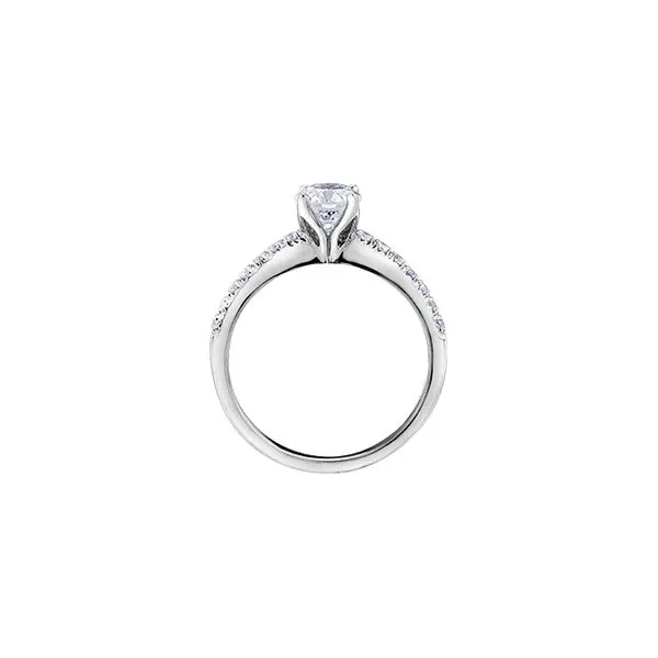 18KW 0.87tw Canadian Diamond Engagement Ring Image 2 Barthau Jewellers Stouffville, ON
