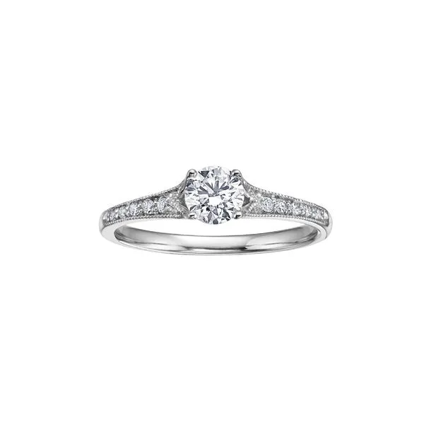 14KW 0.51tw Canadian Diamond Engagement Ring Barthau Jewellers Stouffville, ON