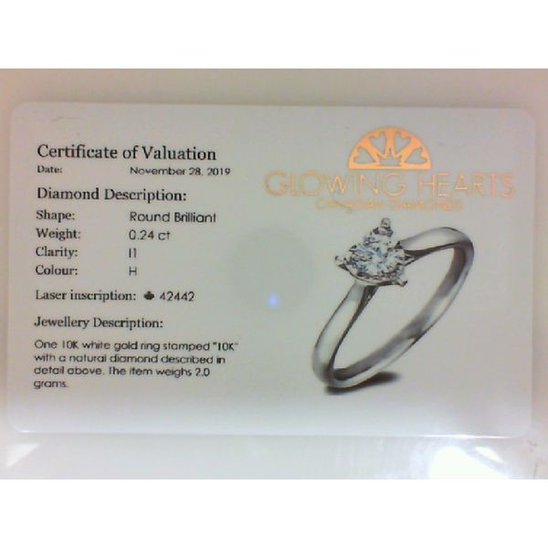 10KW 0.32tw Canadian Diamond Engagement Ring Image 2 Barthau Jewellers Stouffville, ON