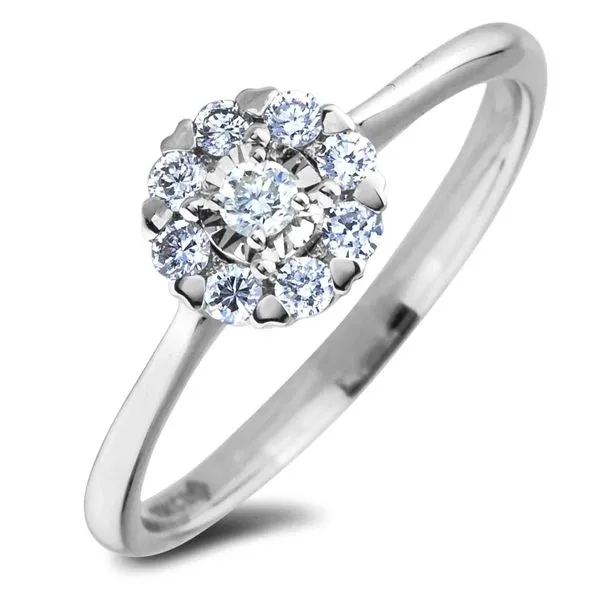 10KW 0.26tw Canadian Diamond Engagement Ring Barthau Jewellers Stouffville, ON