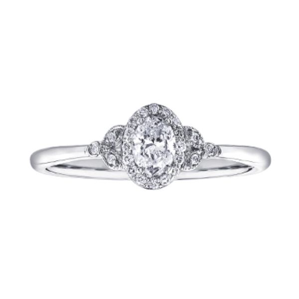 14KW 0.31tw Canadian Diamond Engagement Ring Barthau Jewellers Stouffville, ON