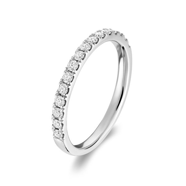 14K White Gold Semi-Eternity Diamond Ring 0.35TW Barthau Jewellers Stouffville, ON