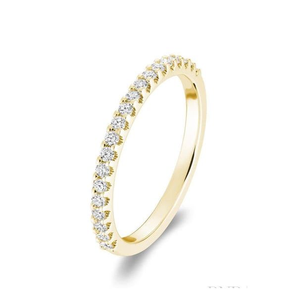 14K Yellow Gold 0.25tw Diamond Band Barthau Jewellers Stouffville, ON