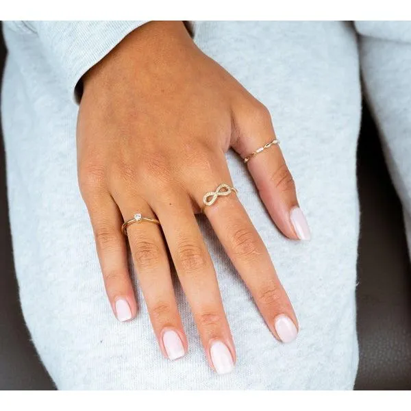 10K White Gold 0.15CT DIAMOND SET RING Image 2 Barthau Jewellers Stouffville, ON