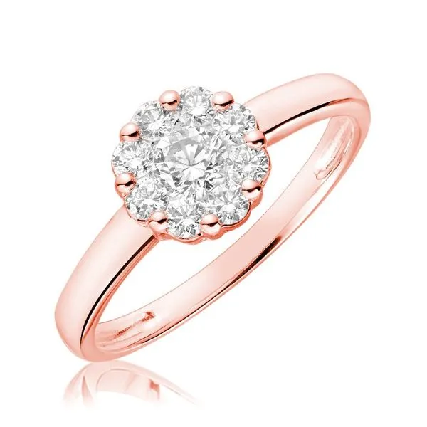 10K Rose Gold 0.05tw Diamond Ring Barthau Jewellers Stouffville, ON