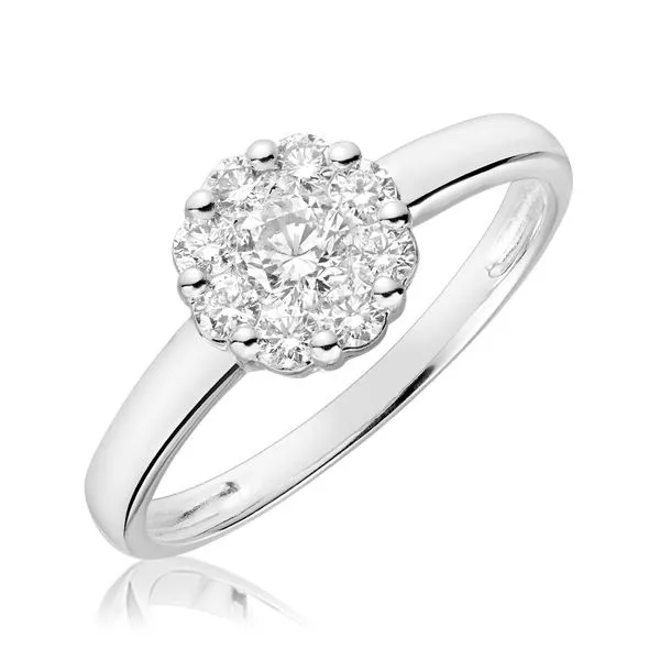 10K White Gold 0.05tw Diamond Ring Barthau Jewellers Stouffville, ON