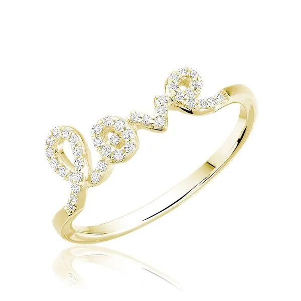 10KY Diamond Love Necklace Barthau Jewellers Stouffville, ON