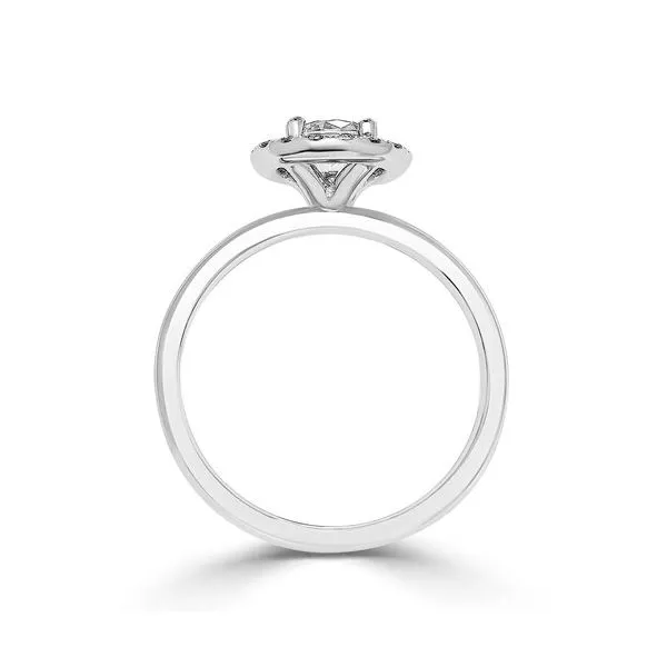 Halo Engagement Ring Image 2 Barthau Jewellers Stouffville, ON