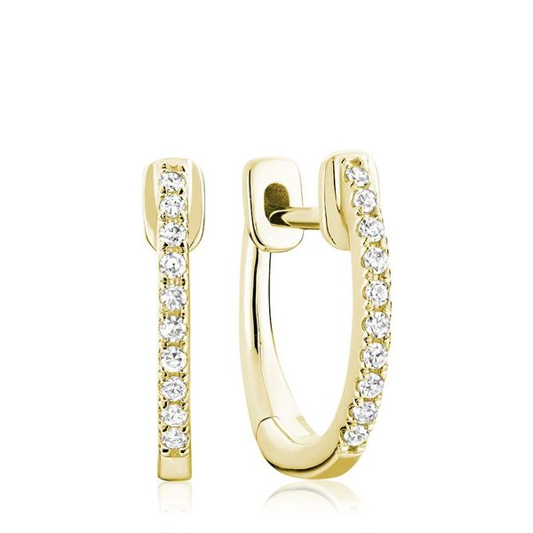 10K Yellow Gold 0.06TW Diamond Earrings Barthau Jewellers Stouffville, ON