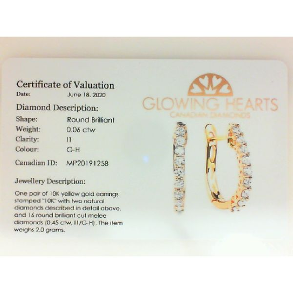 10KY Canadian Diamond Earrings Image 2 Barthau Jewellers Stouffville, ON