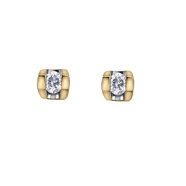 10KY Diamond Set Earrings Barthau Jewellers Stouffville, ON