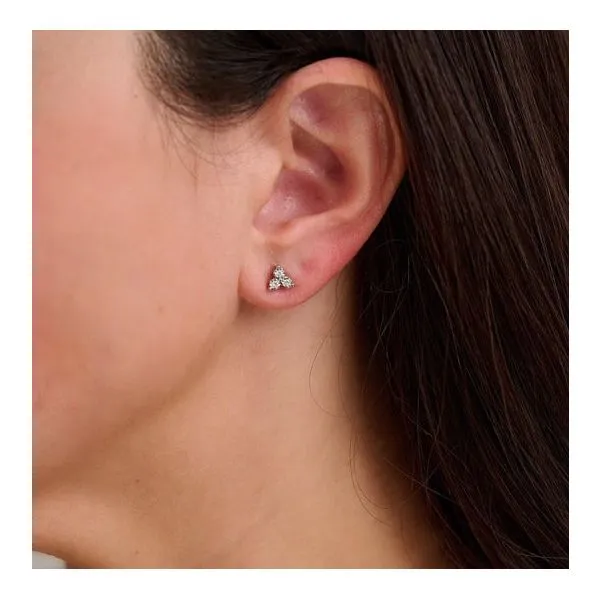 10K Yellow Gold Trinity Earrings Image 3 Barthau Jewellers Stouffville, ON