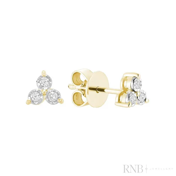 10K Yellow Gold Trinity Earrings Barthau Jewellers Stouffville, ON