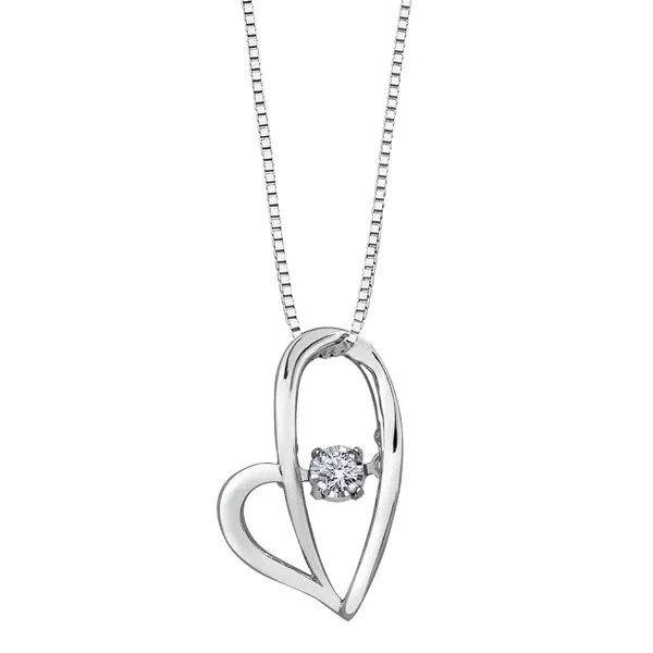 10KW DIAMOND SET HEART NECKLACE Barthau Jewellers Stouffville, ON